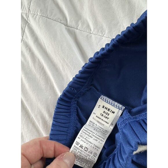 Shein Tween Boy Patched Detail Hooded Tank Top & Drawstring Waist Shorts 13-14Y - Picture 8 of 8